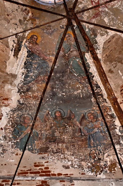 Церковь Троицы Живоначальной, Спас-Шелутино (Палехский район, Ивановская область). интерьер и убранство