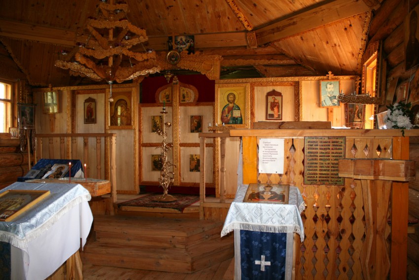 Церковь Николая и Александры, царственных страстотерпцев, Козьмодемьянск (Карагайский район, Пермский край). интерьер и убранство