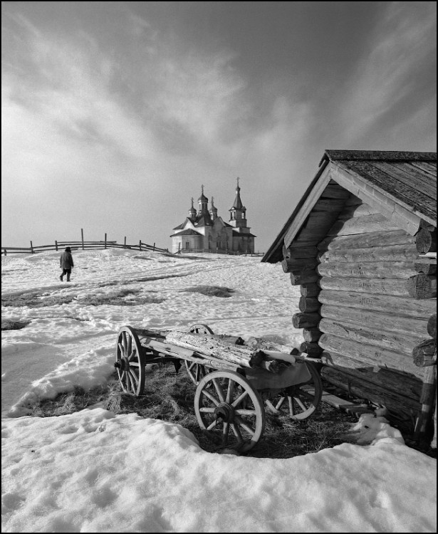 Церковь Покрова Пресвятой Богородицы, Чикинская (Перемское) (Пинежский район, Архангельская область). художественные фотографии, Фото опубликовано в моём альбоме 