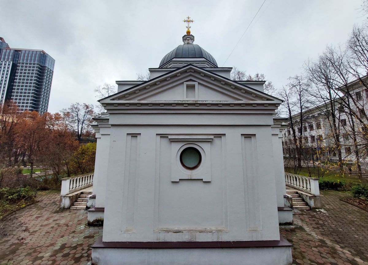 Церковь Феодоровской иконы Божией Матери при Российском Государственном Социальном Университете, Ростокино (Северо-Восточный административный округ (СВАО), г. Москва). архитектурные детали