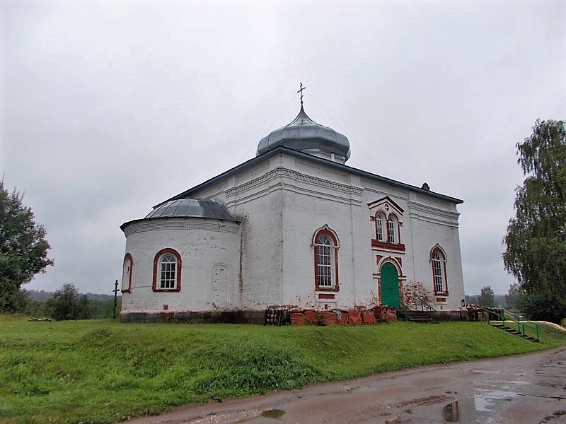 Полищи. Церковь Николая Чудотворца. фасады