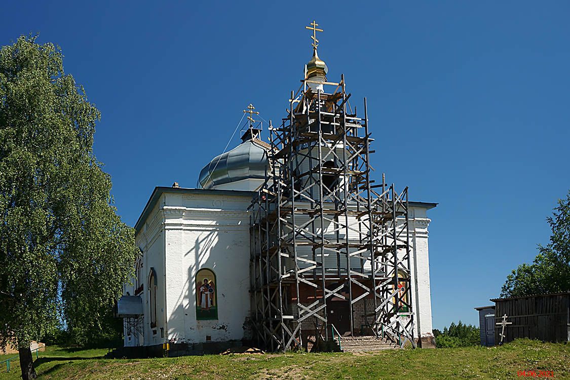 Полищи. Церковь Николая Чудотворца. фасады