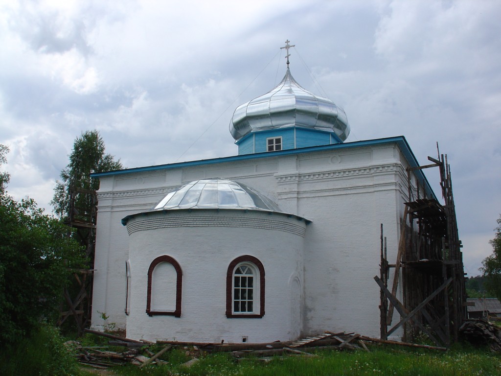 Полищи. Церковь Николая Чудотворца. фасады