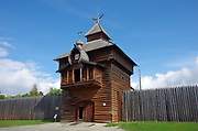 Музей "Тальцы". Часовня Спаса Нерукотворного Образа в Спасской башне Илимского острога - Тальцы - Иркутский район - Иркутская область