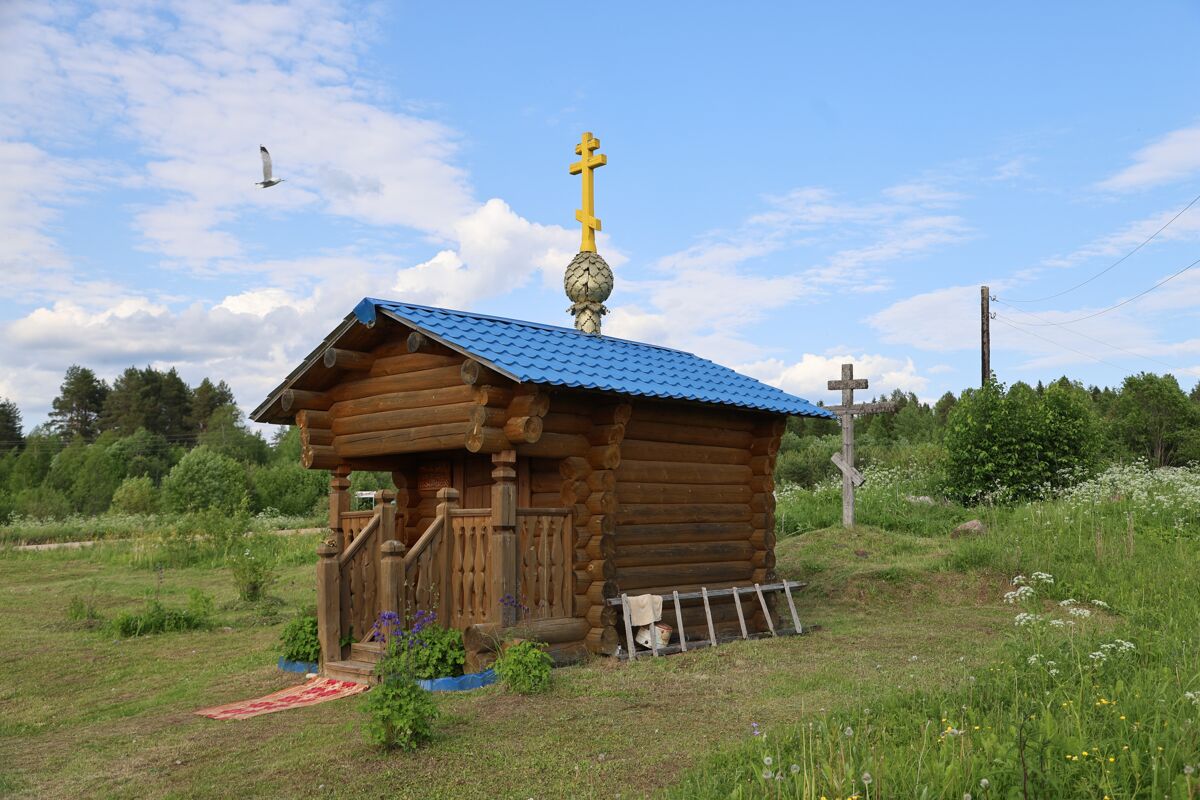Часовня Пахомия Кенского, Коровино (Плесецкий район, Архангельская область). фасады