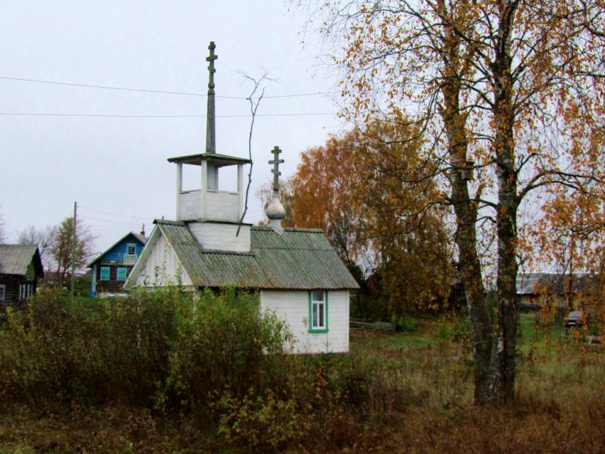 Часовня Макария Унженского и Желтоводского, Першлахта (Плесецкий район, Архангельская область). фасады, вид с юго-запада