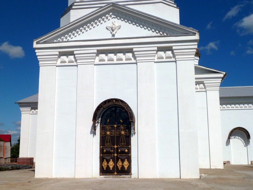 Церковь Николая Чудотворца (старая), Смышляевка (Волжский район, Самарская область). архитектурные детали, деталь западного фасада