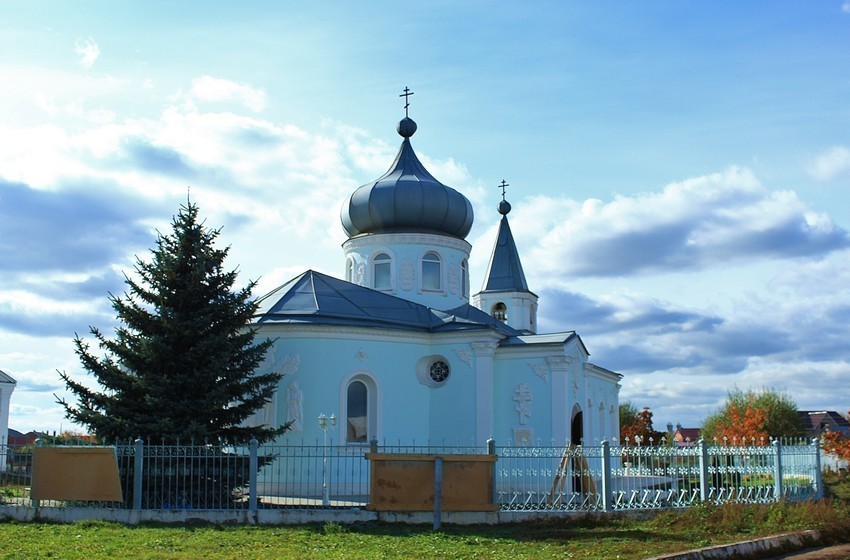 Смышляевка. Церковь Николая Чудотворца (новая). фасады