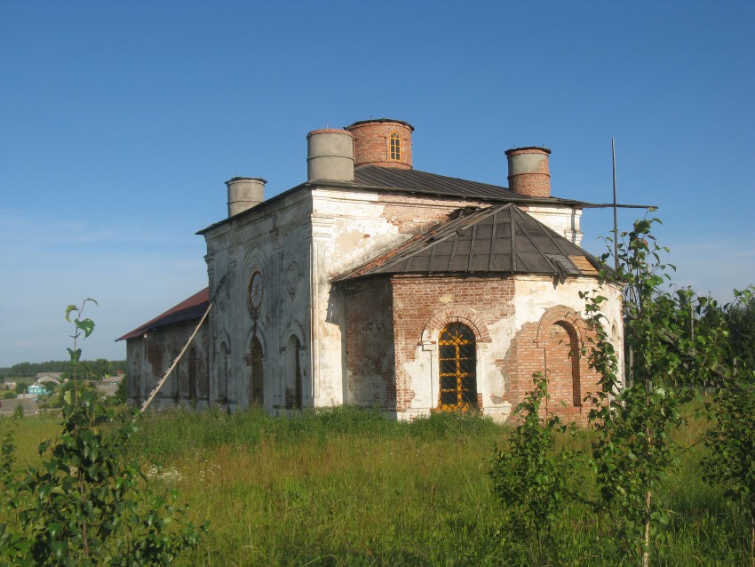 Церковь Николая Чудотворца, Слудная (Верховажский район, Вологодская область). фасады