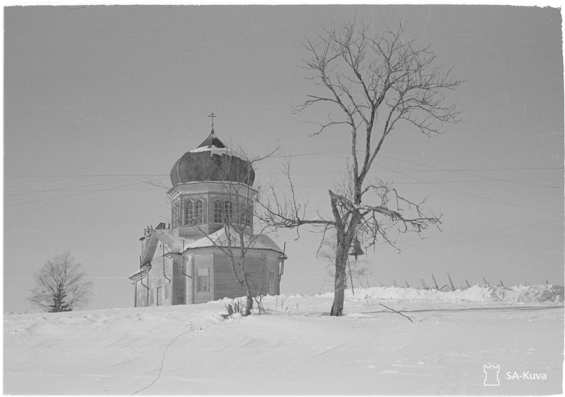 Лижма. Церковь Троицы Живоначальной. архивная фотография