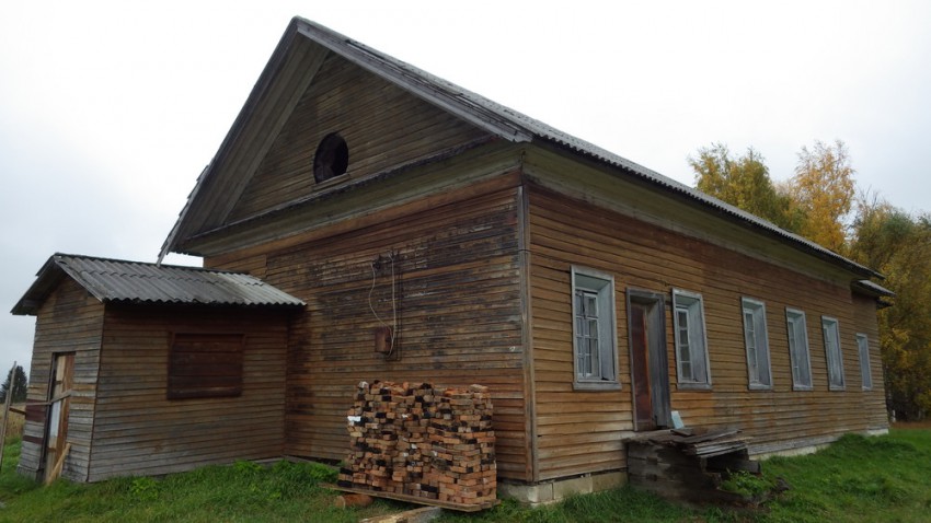 Церковь Благовещения Пресвятой Богородицы, Немнюга (Пинежский район, Архангельская область). общий вид в ландшафте