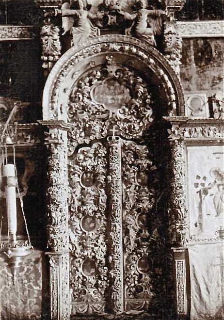 Церковь Воскресения Христова, Немнюга (Пинежский район, Архангельская область). архивная фотография, Царские врата