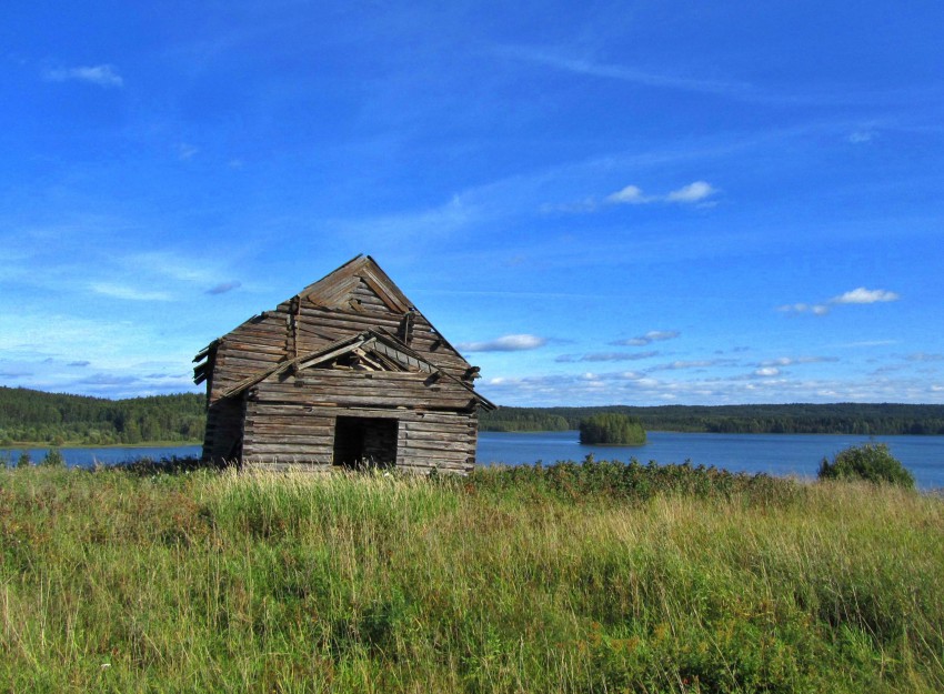 Церковь Казанской иконы Божией Матери, Татарская Гора (Тамбич-Озеро) (Пудожский район, Республика Карелия). фасады, вид с запада