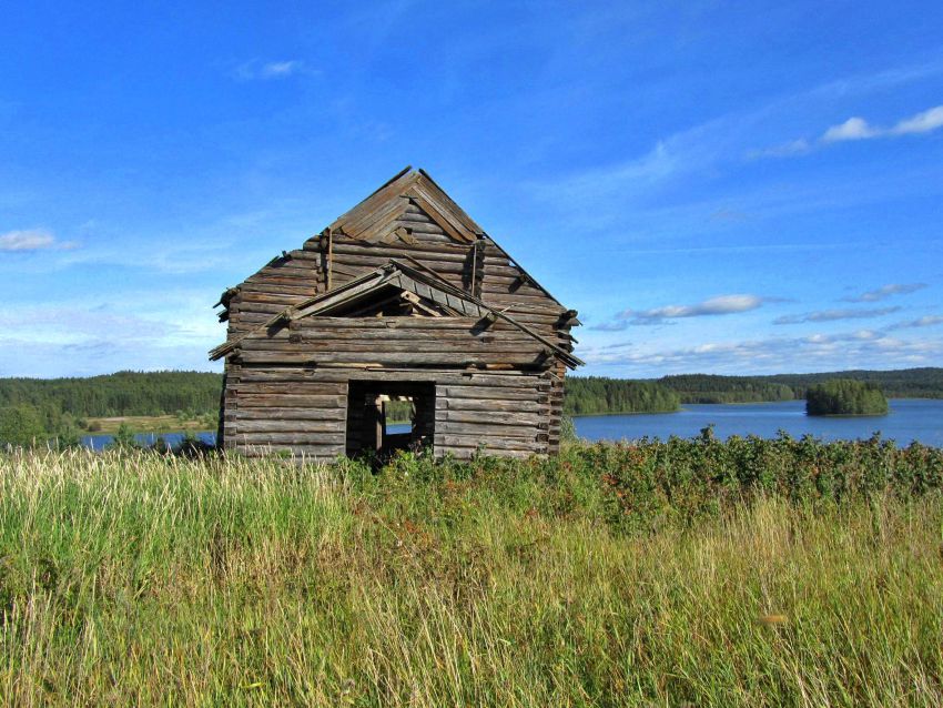 Татарская Гора (Тамбич-Озеро). Церковь Казанской иконы Божией Матери. фасады, западный фасад