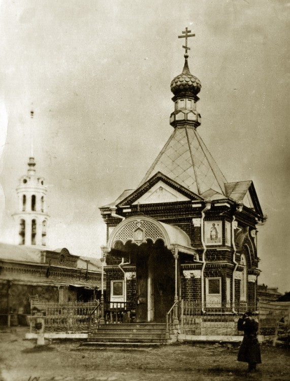 Часовня Александра Невского в память Александра II, Шуя (Шуйский район, Ивановская область). архивная фотография, Фото 1890-х гг.