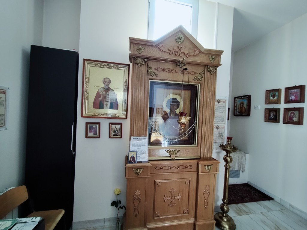 Часовня Пантелеимона Целителя при Тушинской детской городской больнице, Северное Тушино (Северо-Западный административный округ (СЗАО), г. Москва). интерьер и убранство, интерьер часовни
