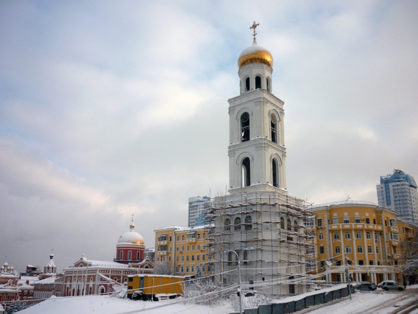 Самара. Иверский женский монастырь. Церковь Николая Чудотворца в колокольне (воссозданная). документальные фотографии