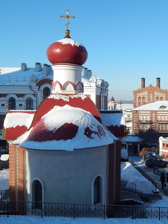 Самара. Иверский женский монастырь. Часовня Царственных страстотерпцев. фасады