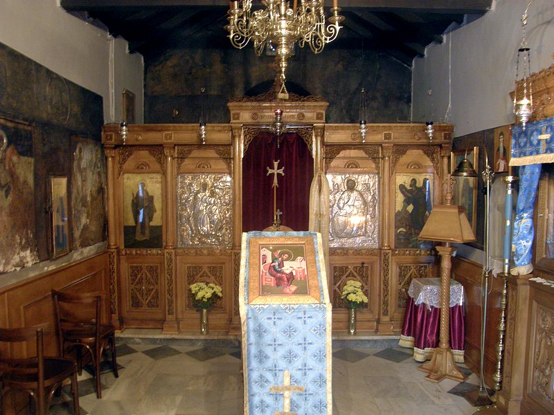Церковь Святой Силы (Агия Динами), Афины (Αθήνα) (Аттика (Ἀττική), Греция). интерьер и убранство