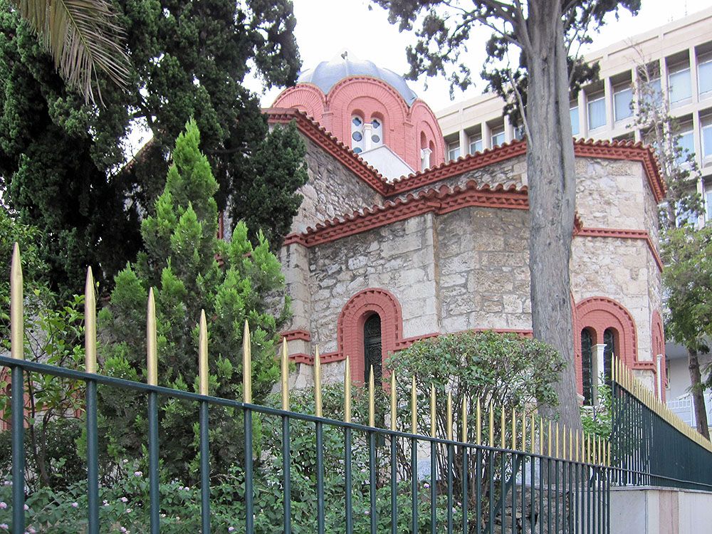 Церковь Николая Чудотворца, Афины (Αθήνα) (Аттика (Ἀττική), Греция). фасады