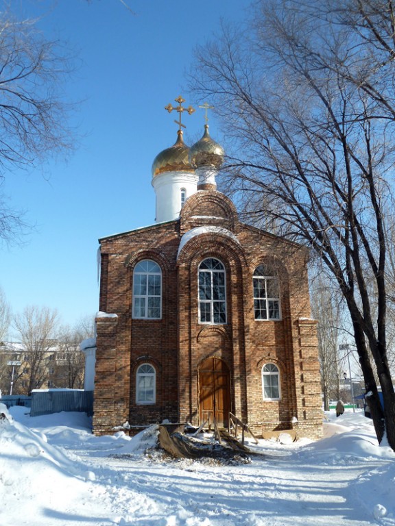 Самара. Церковь Бориса и Глеба в Парке Победы. фасады, Западный фасад притвора