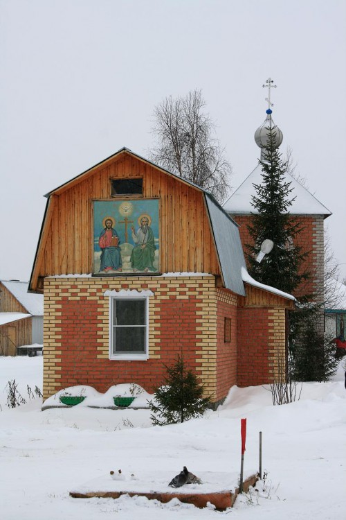 Печорский Богородицкий Скоропослушнический женский монастырь, Печора (Печора, город, Республика Коми). общий вид в ландшафте