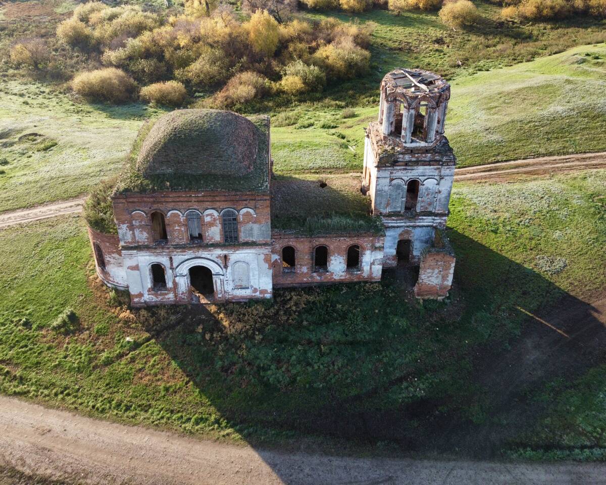 Горшково. Церковь Михаила Архангела. фасады, Северный фасад