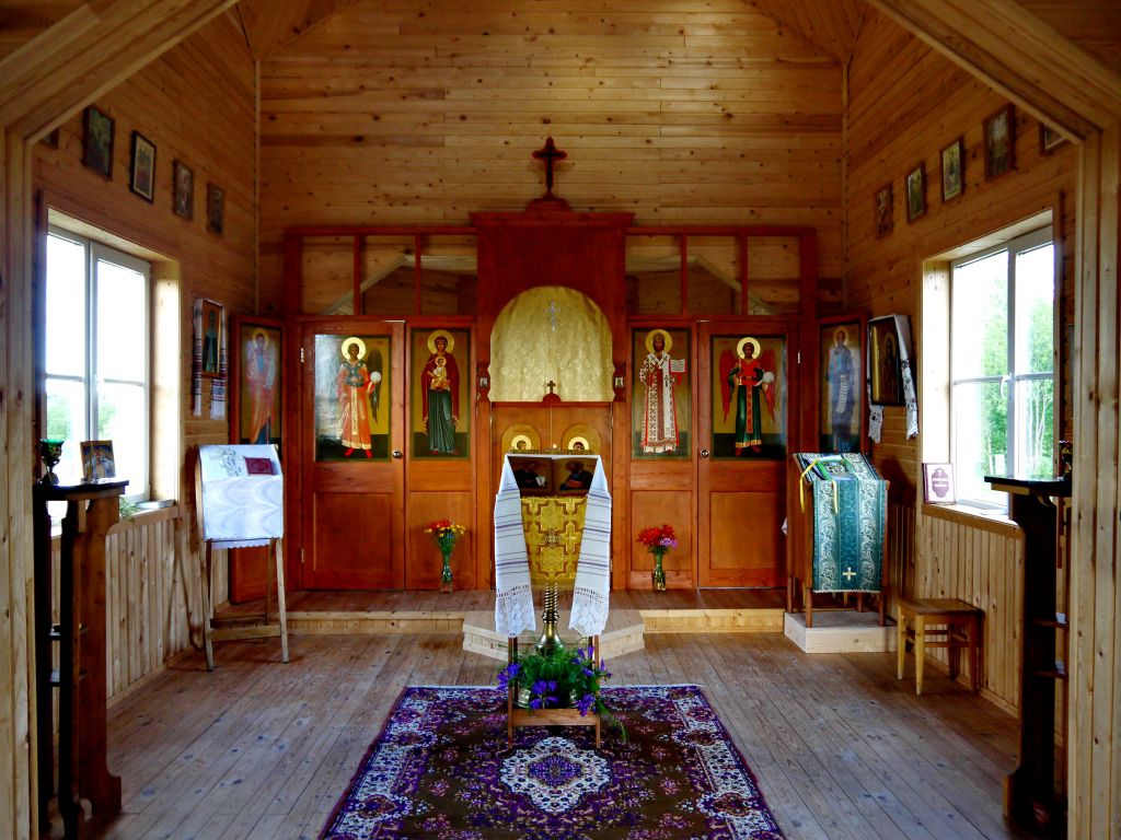 Церковь Петра и Павла, Уница (Кондопожский район, Республика Карелия). интерьер и убранство