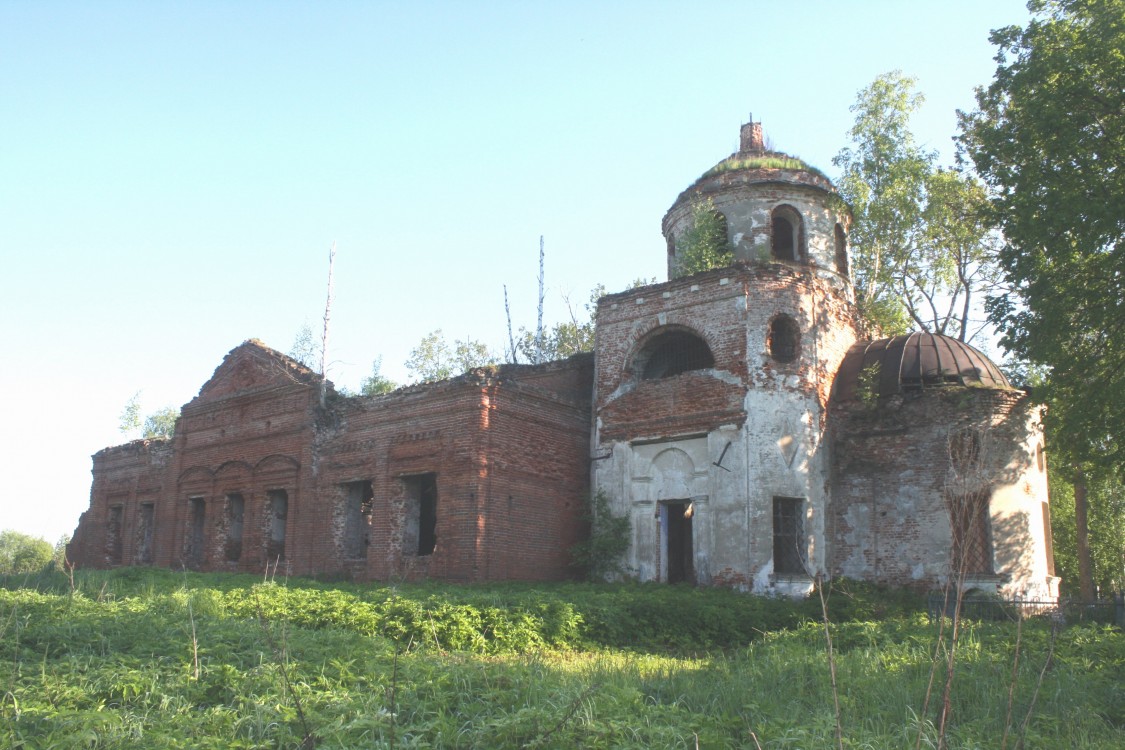 Фешево. Церковь Казанской иконы Божией Матери. фасады