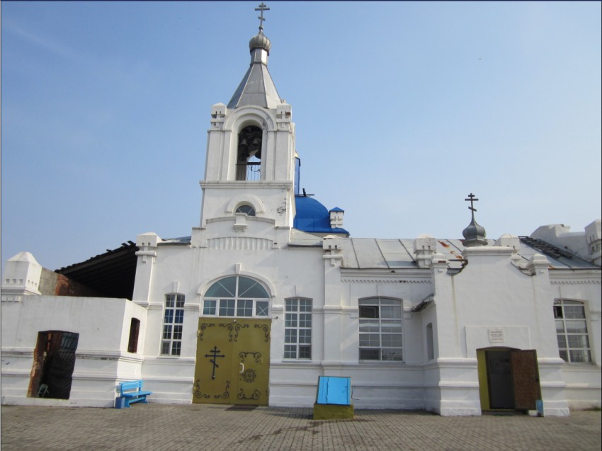 Владимиро-Александровское. Церковь Успения Пресвятой Богородицы. фасады