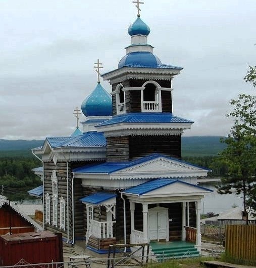 Нелькан. Церковь Благовещения Пресвятой Богородицы. фасады