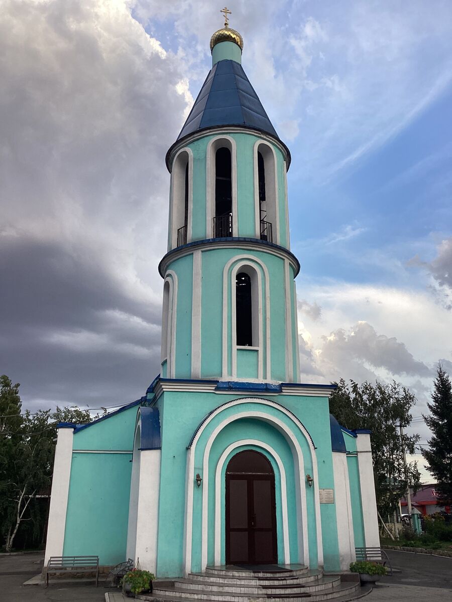Церковь Троицы Живоначальной, Кызыл (Кызыл, город, Республика Тыва). фасады, Вид с запада