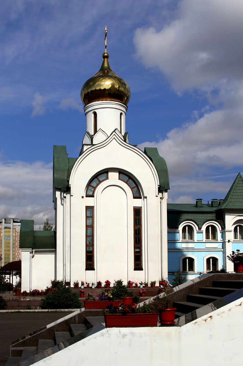 Часовня Иверской иконы Божией Матери, Кызыл (Кызыл, город, Республика Тыва). фасады, Южный фасад часовни