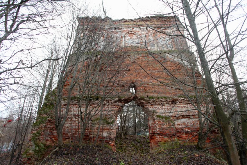 Воскресенское на Сонохте (Песочное). Церковь Воскресения Христова. фасады