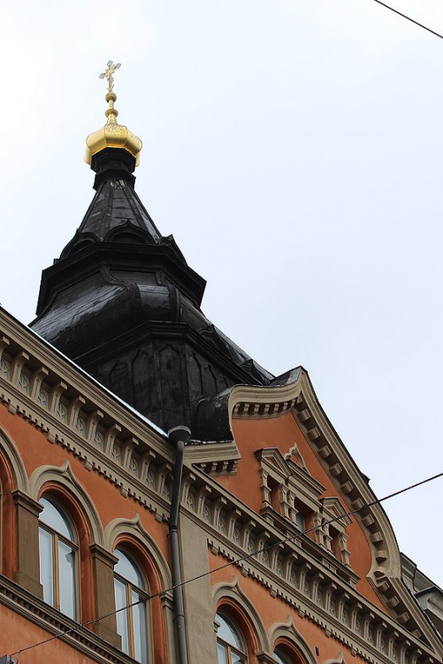 Хельсинки. Церковь Иакова, брата Господня и Екатерины великомученицы. архитектурные детали