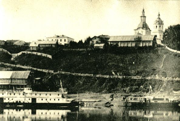 Лебяжье. Церковь Николая Чудотворца. архивная фотография, Фото с сайта http://gaspiko.ru/html/galery_7, альбом Мамаева В.Л.