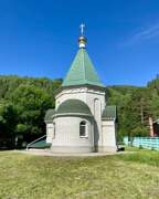 Церковь Сергия Радонежского, Вид с востока<br>, Изербель, Саяногорск, город, Республика Хакасия