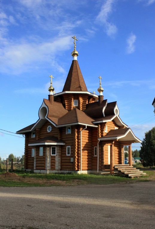 Пажга. Церковь Спаса Нерукотворного Образа. фасады, Вид с севера