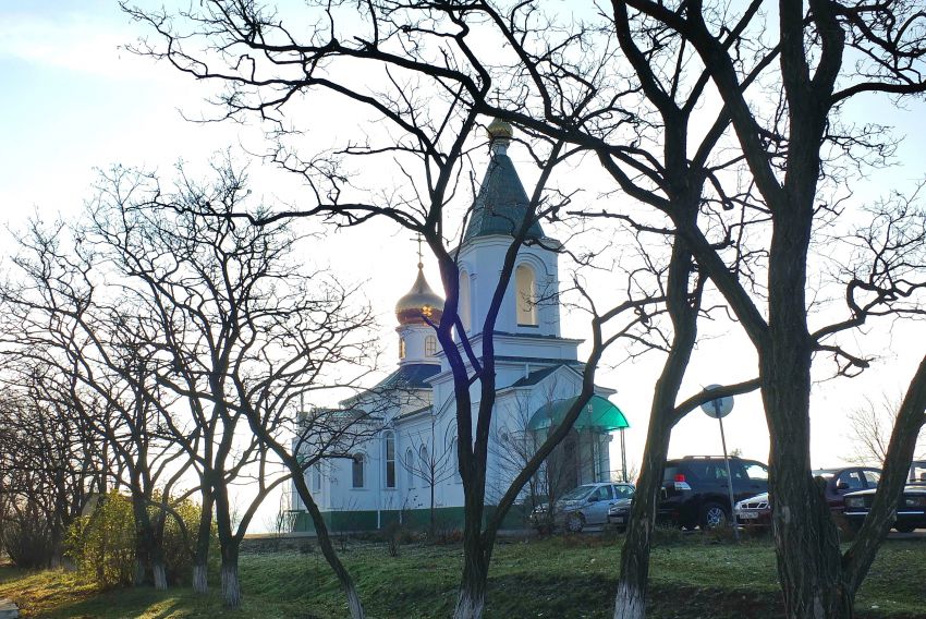 Церковь Троицы Живоначальной, Ягодинка (Октябрьский район, Ростовская область). общий вид в ландшафте
