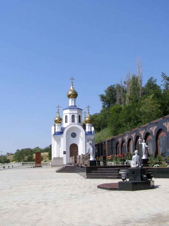 Самуила пророка, храм-часовня, Каменоломни (Октябрьский район, Ростовская область). общий вид в ландшафте, Вид с востока