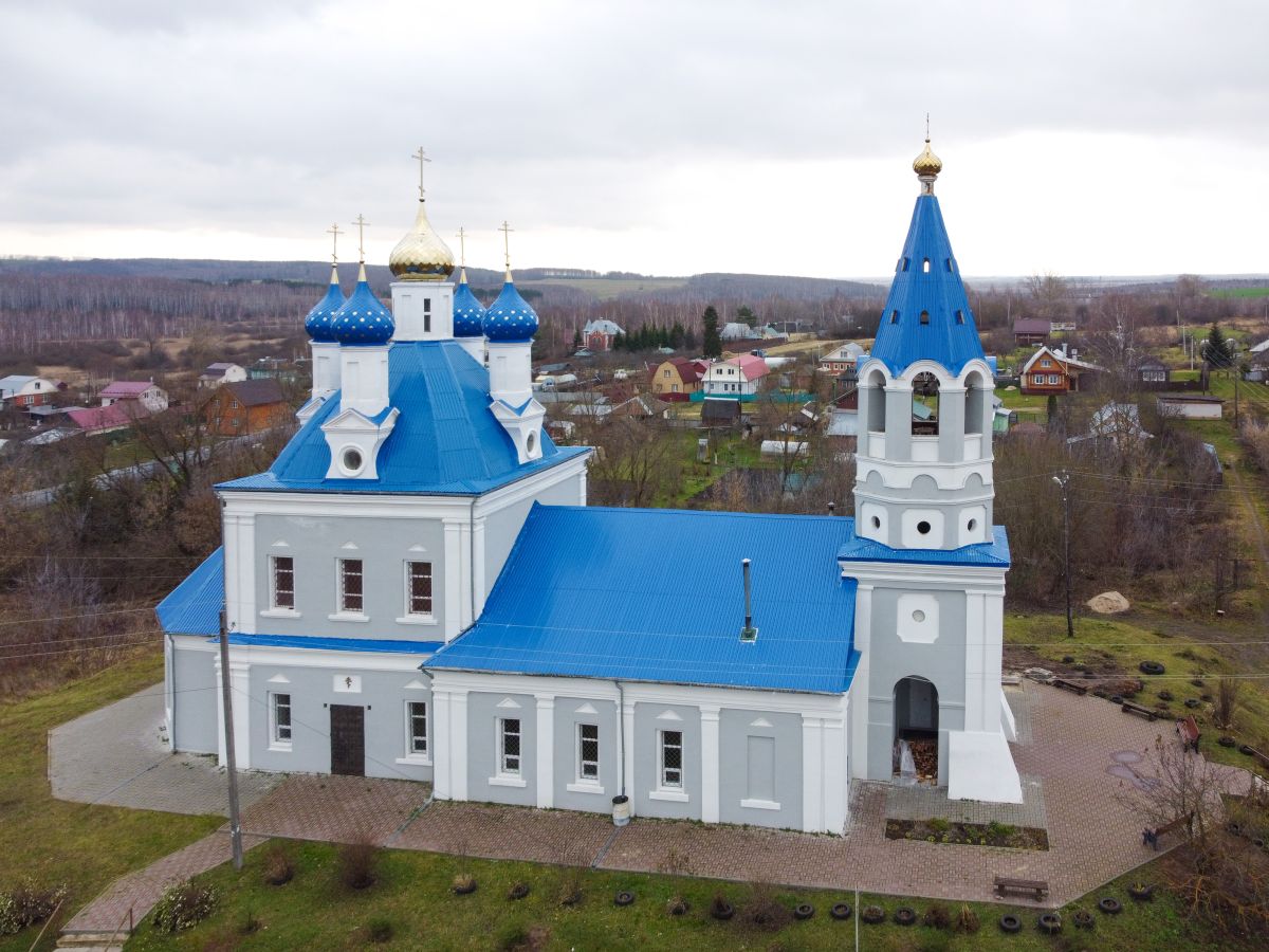 Слободское. Церковь Казанской иконы Божией Матери. фасады