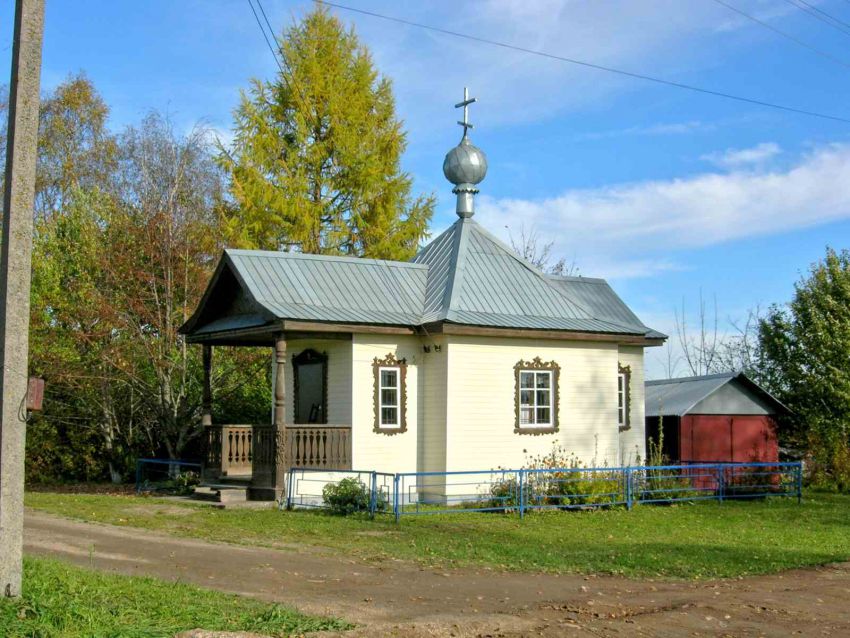 Воскресенское. Часовня Николая Чудотворца. общий вид в ландшафте