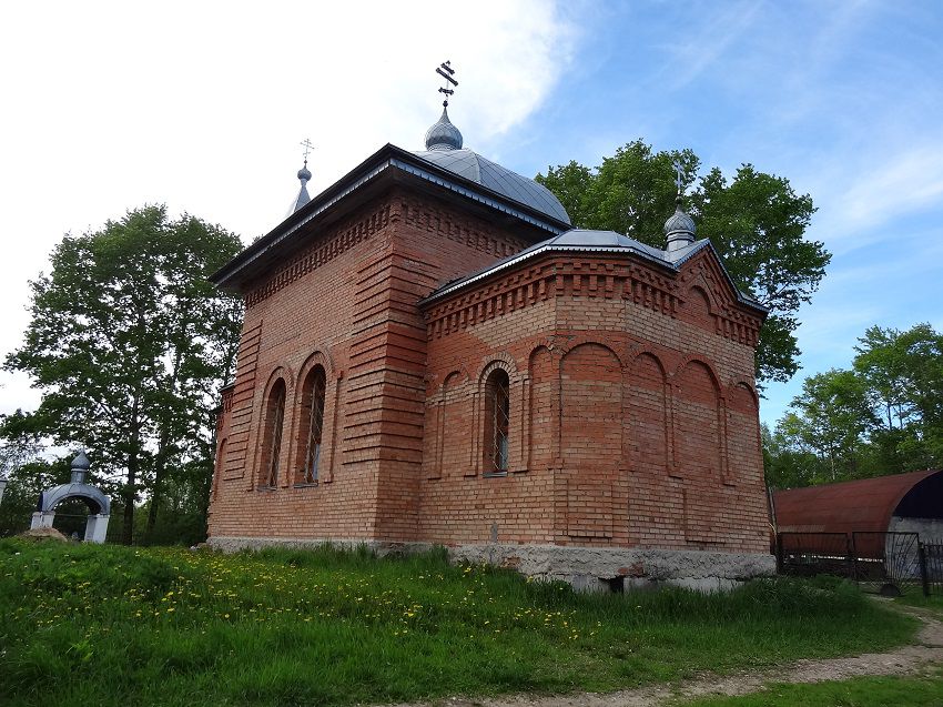 Вохтога. Церковь Михаила Архангела. общий вид в ландшафте