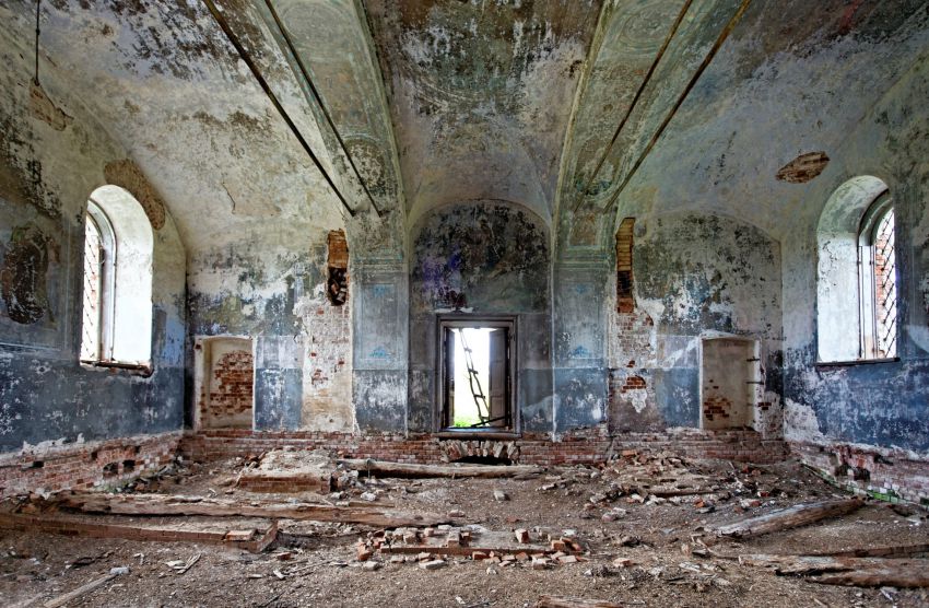 Церковь Воскресения Словущего, Козьмодемьяновское (Кашинский городской округ, Тверская область). интерьер и убранство
