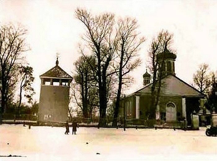Церковь Воскресения Христова, Антополь (Дрогичинский район, Беларусь, Брестская область). архивная фотография, 1916 год. с http://globus.tut.by/antopol/index.htm#church