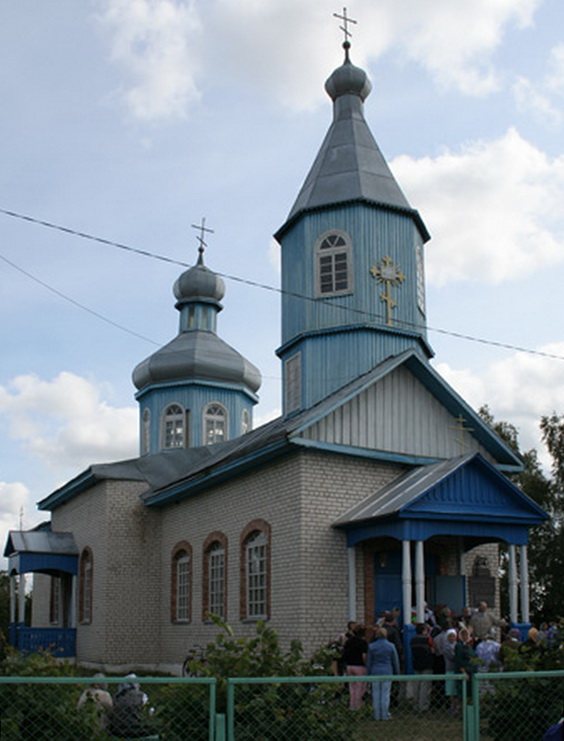 Церковь Успения Пресвятой Богородицы, Мокрое (Быховский район, Беларусь, Могилёвская область). документальные фотографии