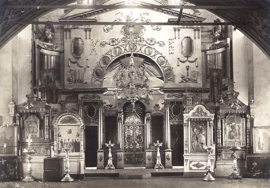 Церковь Троицы Живоначальной, Мехонское (Шатровский район, Курганская область). архивная фотография, Фото 1924 года