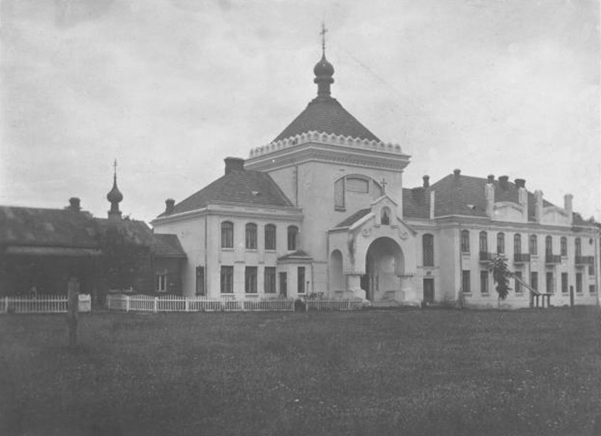 Турковице. Покровский Турковицкий женский монастырь. архивная фотография, Фотография 1910 года с сайта http://www.wikiwand.com/pl/Monaster_Opieki_Matki_Bo%C5%BCej_w_Turkowicach