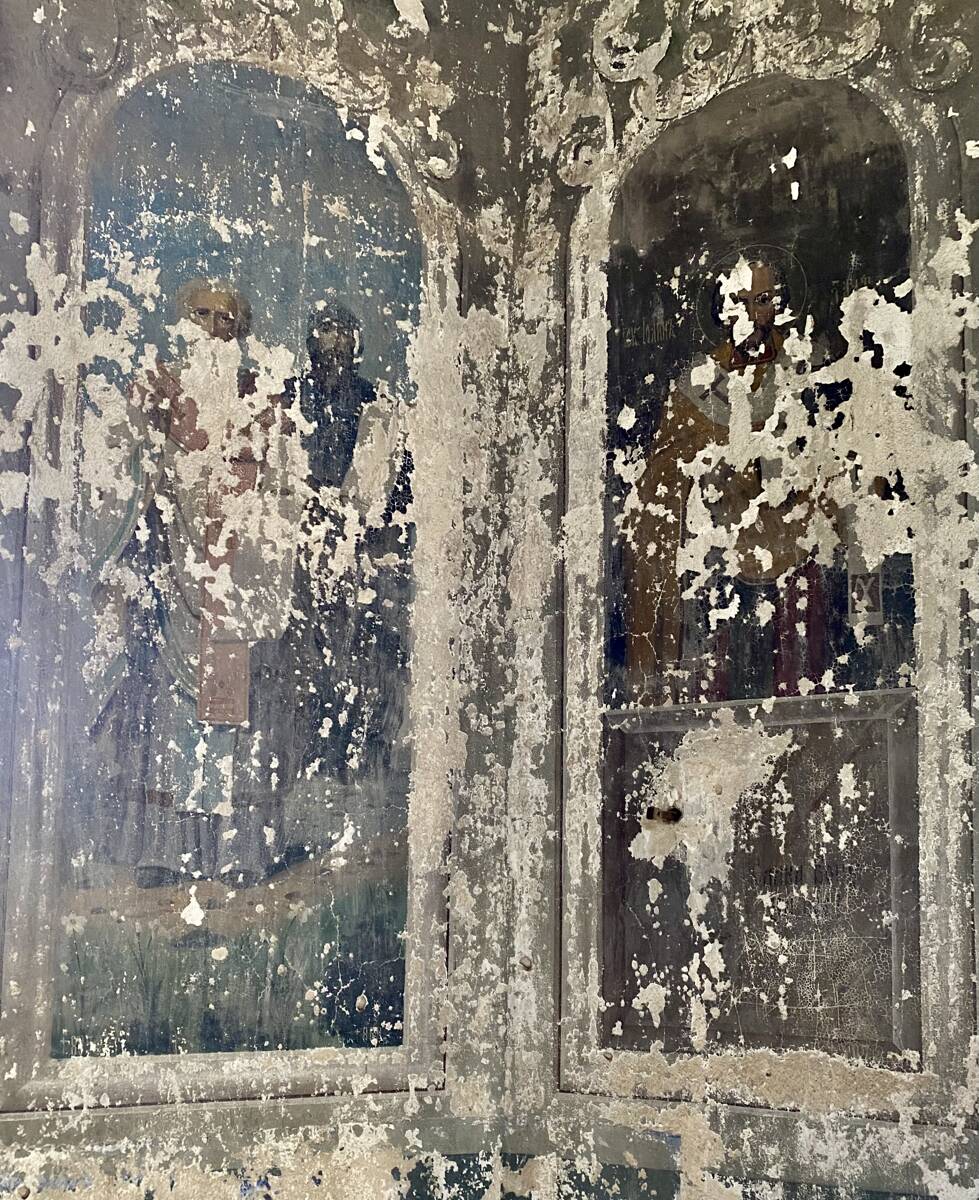 Церковь Параскевы Пятницы, Красноярское (Щучанский район, Курганская область). интерьер и убранство, Росписи