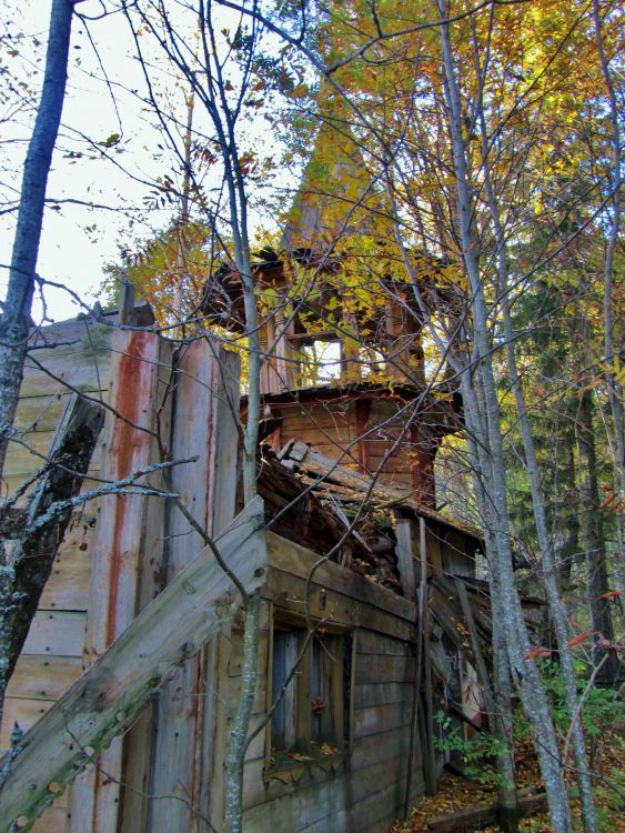 Часовня Николая Чудотворца, Ялгандсельга (Пудожский район, Республика Карелия). архитектурные детали, северная стена, вид с востока